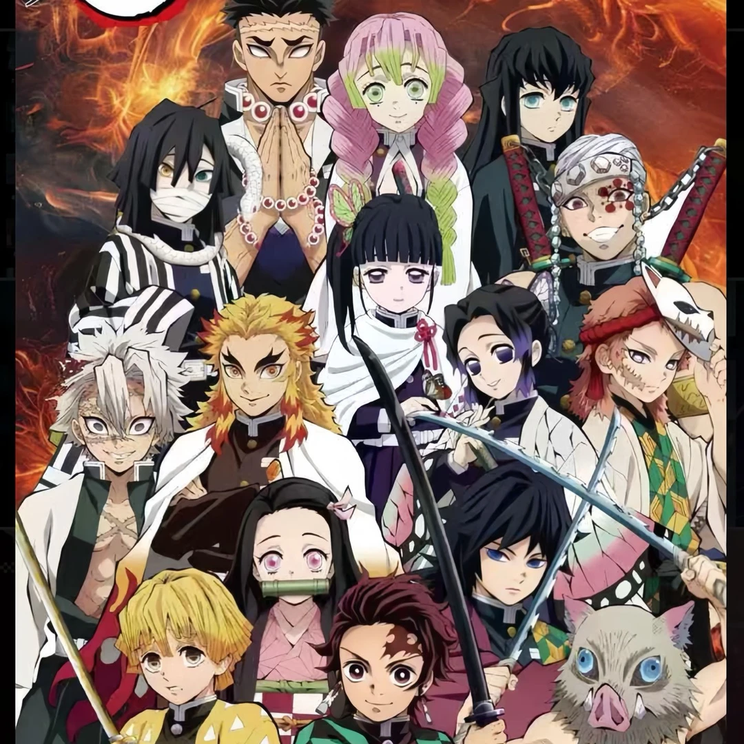 【鬼灭之刃】【星卡文创】亚克力色纸第一弹