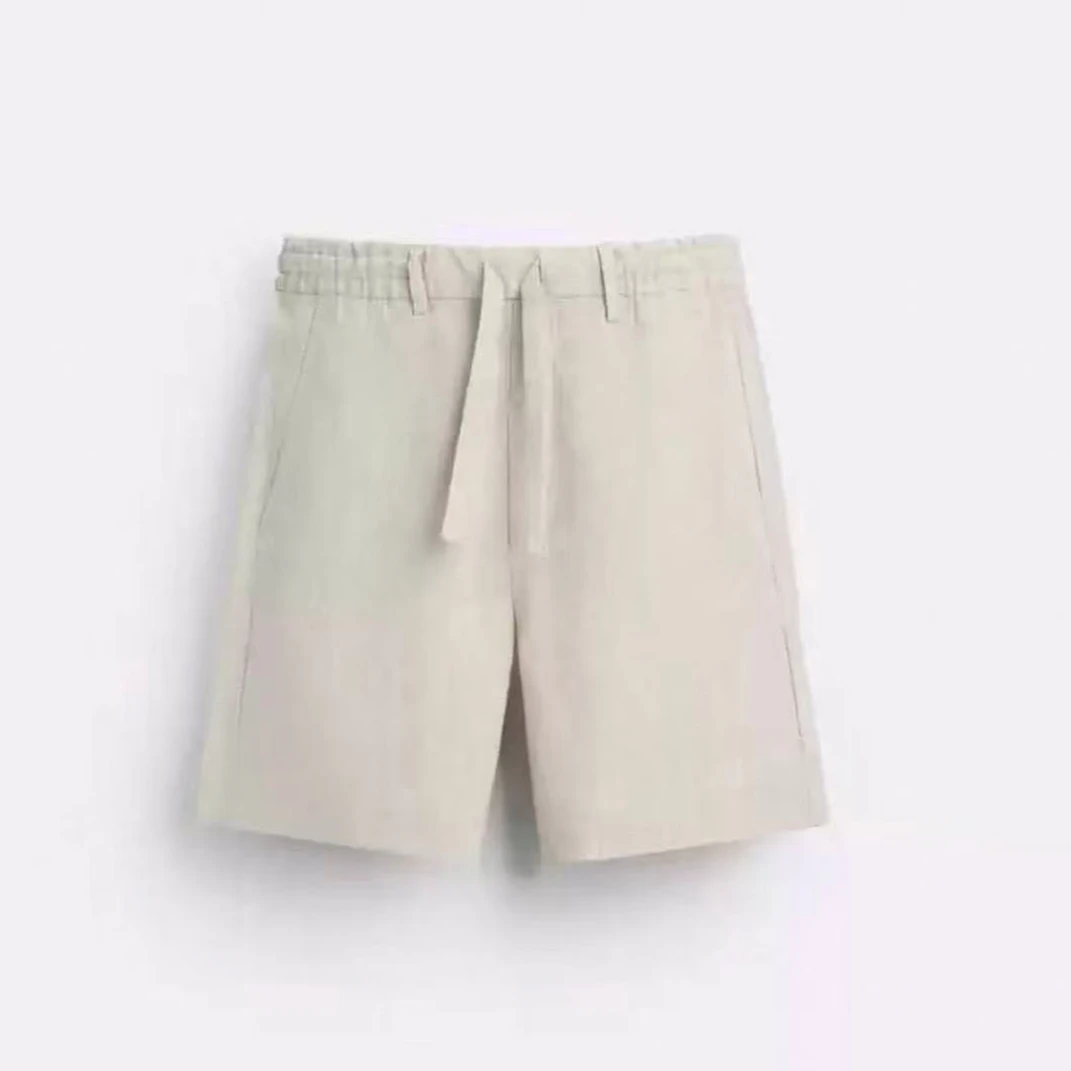 短裤多色亚麻休闲裤运动