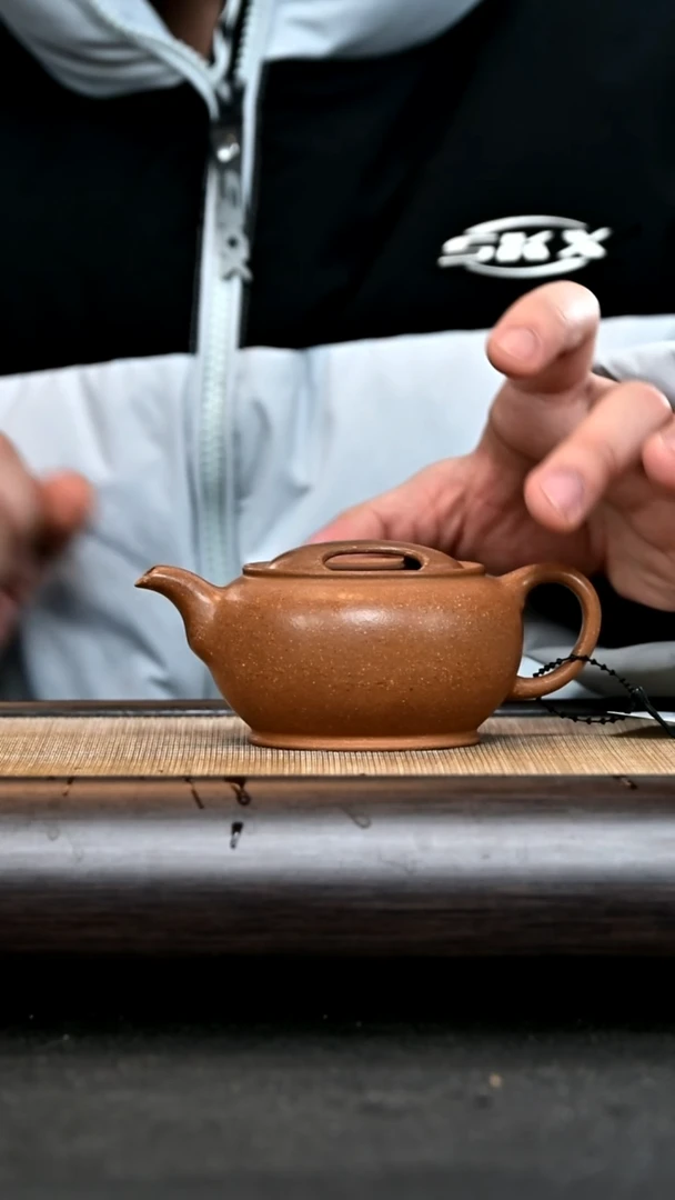 【闪购商品】紫砂茶壶PH12022 牛盖 桃花泥