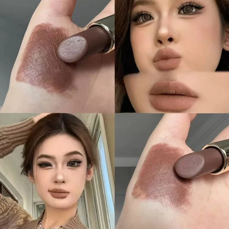 TOOTDODO绒泥妆色雾面口红哑光吃土色ins轻欧气质显白学生党平价