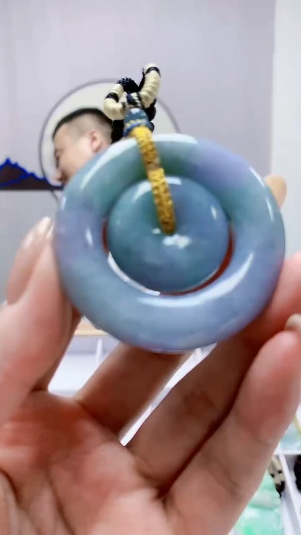 未镶嵌定制翡翠4898MM-毛货挂件153