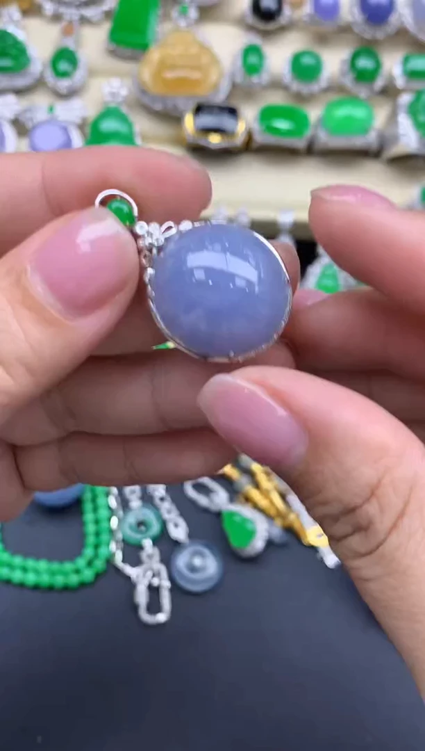 【闪购商品】翡翠颈饰18K金镶嵌468-中国好珍宝