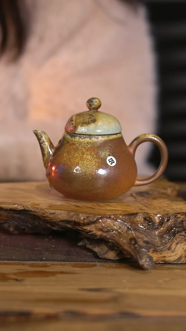 景德镇纯柴烧 壶 150cc。58