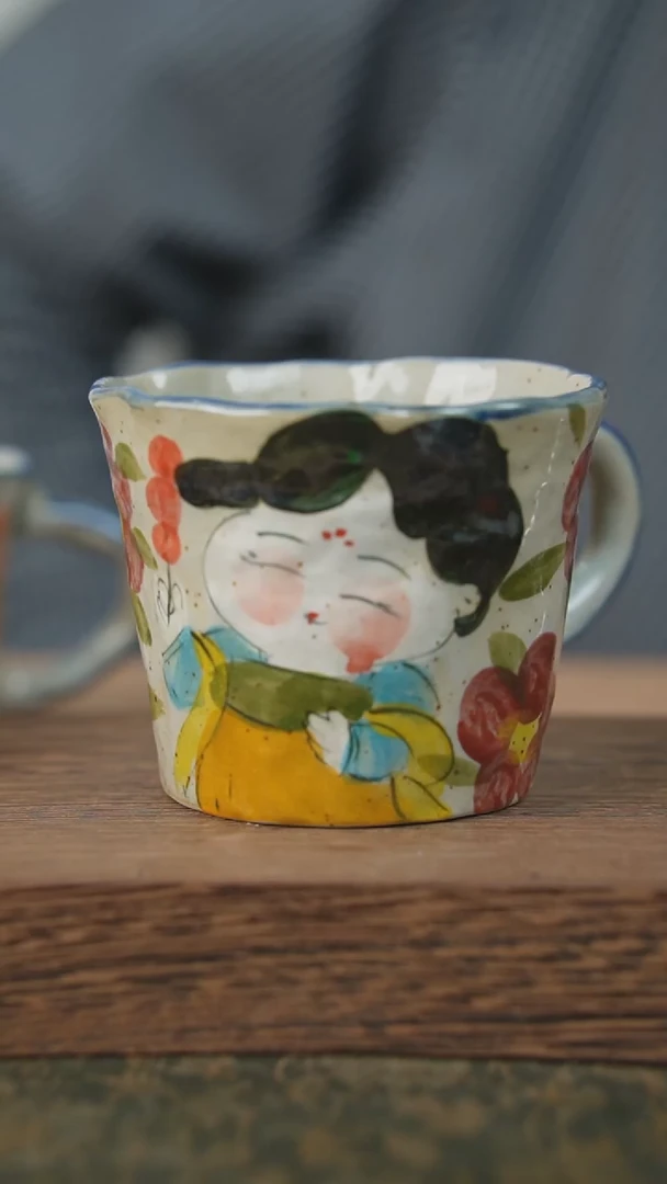 【闪购商品】摆件泥垚手作 景德镇手工手绘器物104