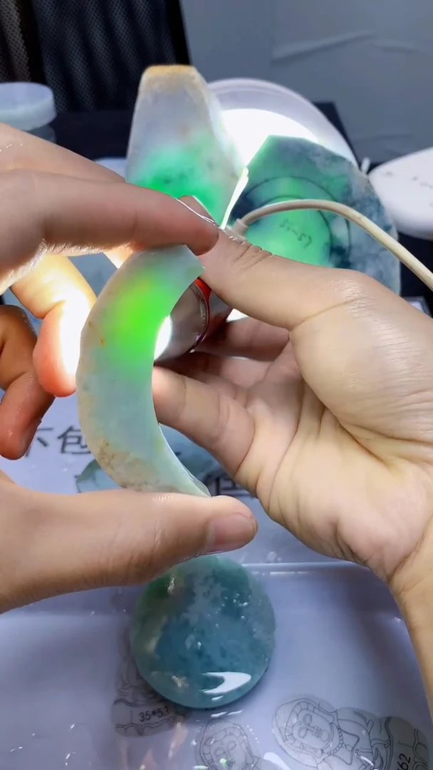 翡翠裸石翡翠裸石缅甸天然A货翡翠Q7222