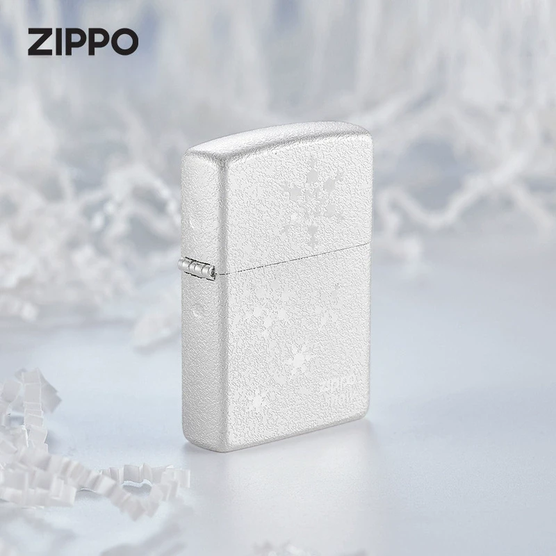 ZIPPO正品之宝雪花防风煤油打火机送男友生日礼物