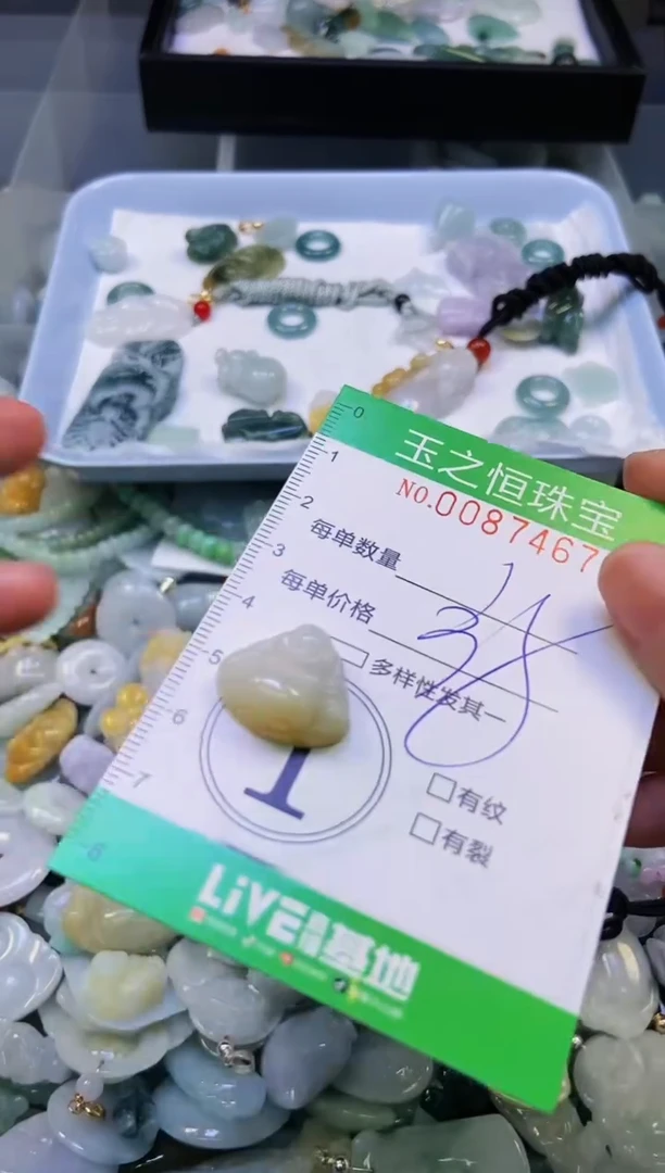 翡翠未镶嵌颈饰闪购0087467