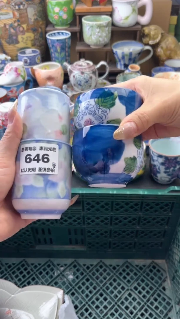 瓷片起**?646号六六工艺品瓷器