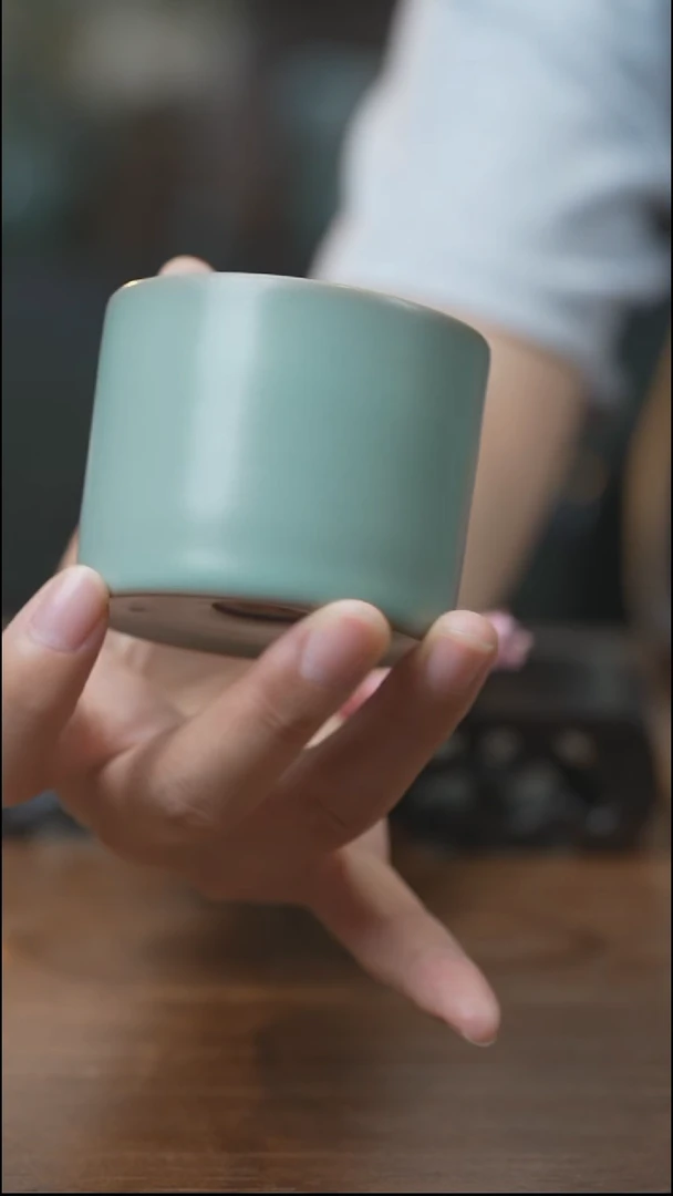 直壁杯 汝瓷 （宋冰）（天青）