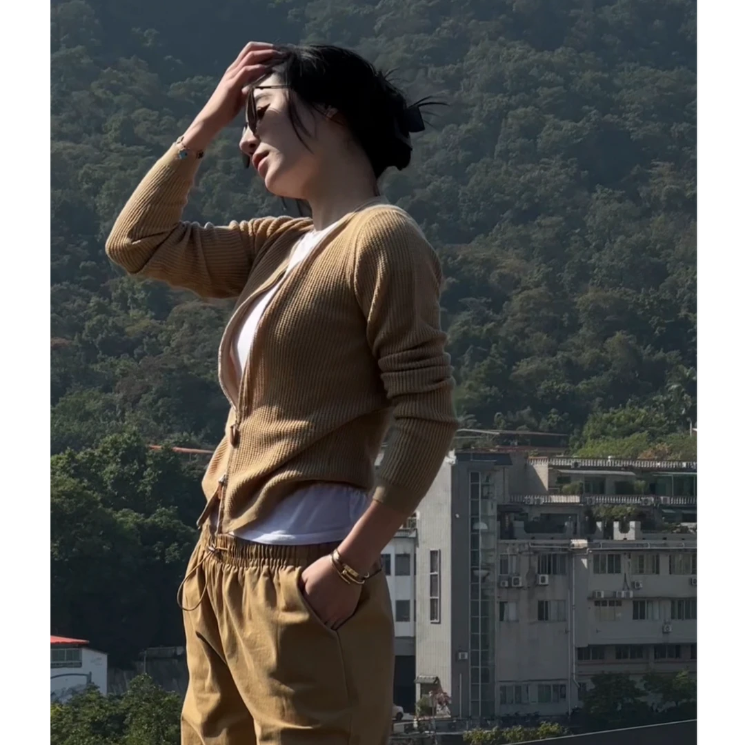 叮叮｜气质羊毛显瘦毛织上衣双头拉链外套1695