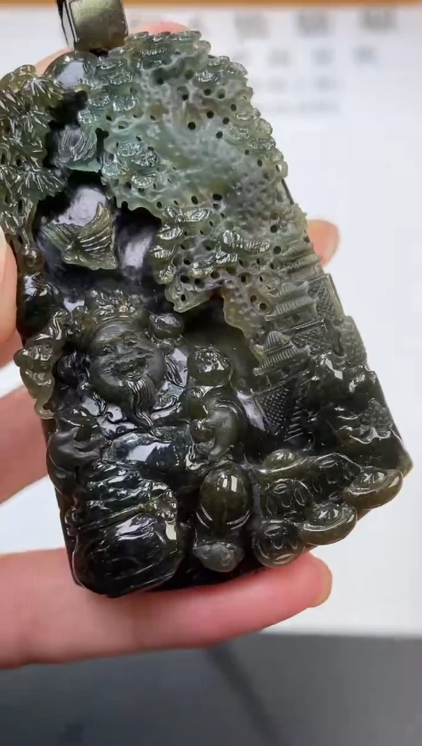 未镶嵌挂件翡翠370002     多人  多样性发一件