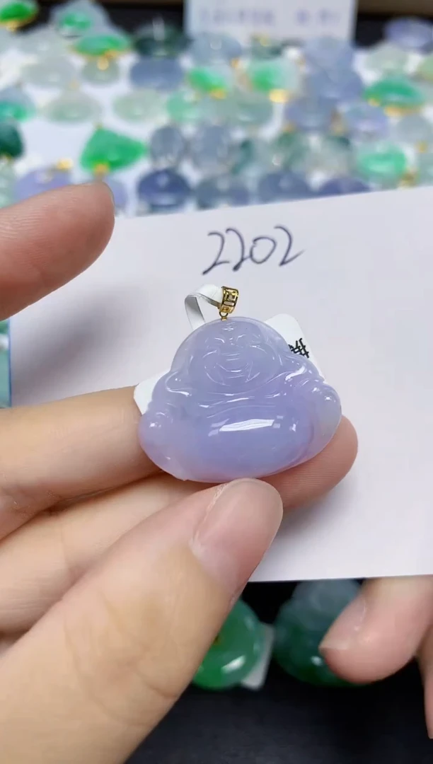 翡翠未镶嵌颈饰天然缅甸翡翠A货