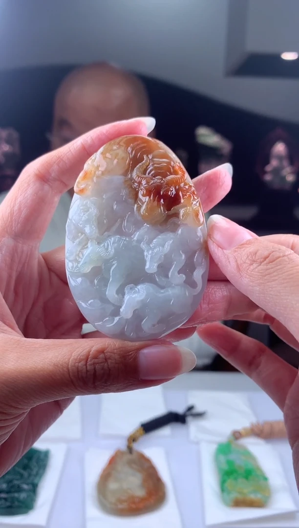【闪购商品】定制翡翠未镶嵌 挂件发货（拍一发一）