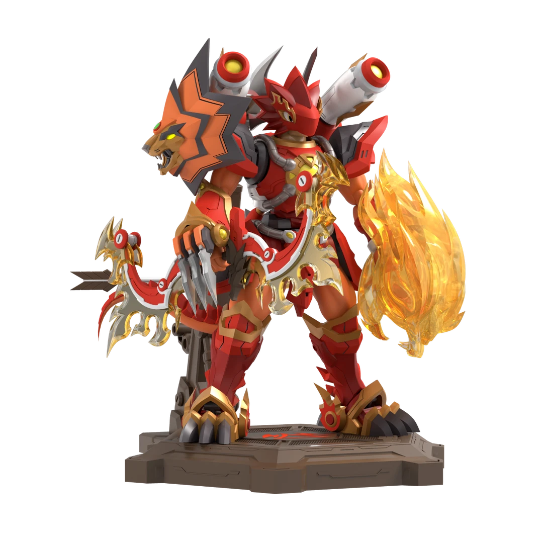 【沐沐专属】潮魔师《斗龙战士》达力古-终极斗龙王S 拼装模型