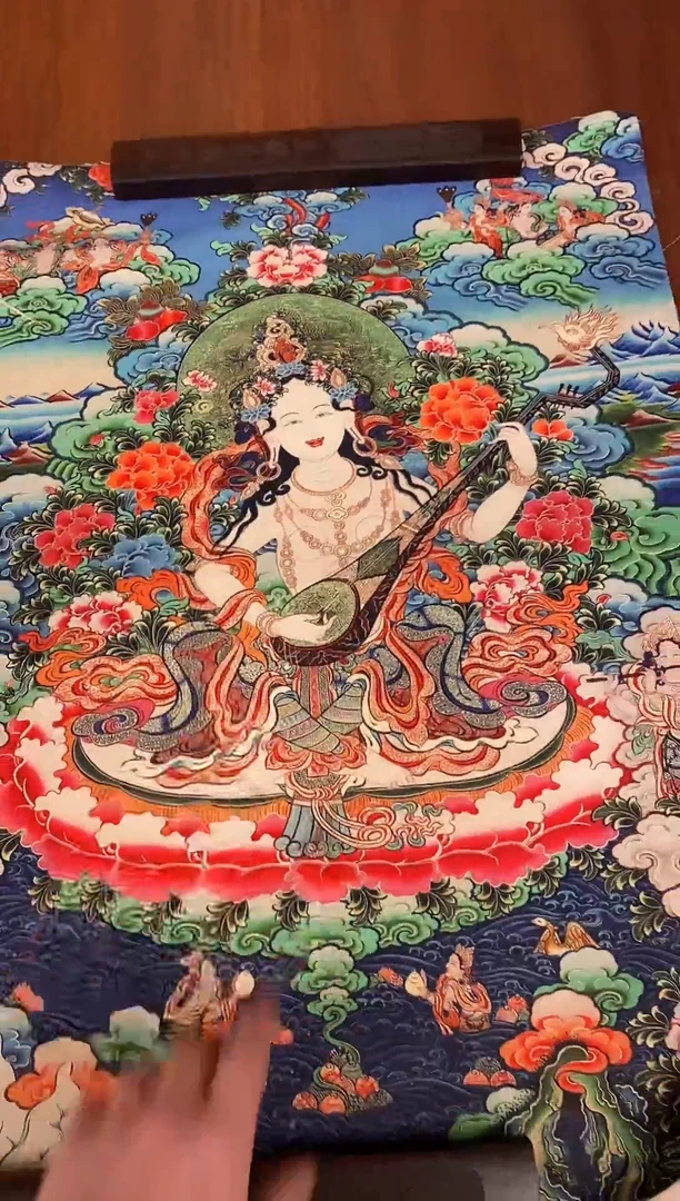 装裱画精美唐卡tk16005