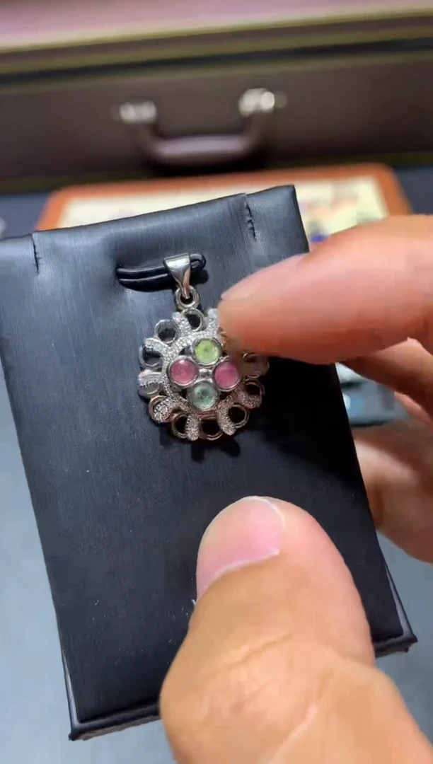 未镶嵌颈饰碧玺W02【所见即所得】