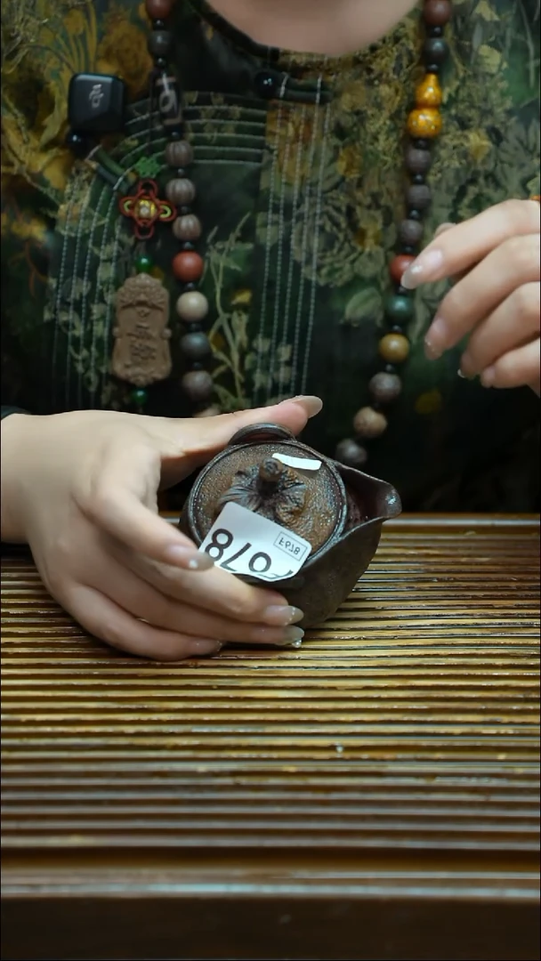 万古烧粗陶手工茶具