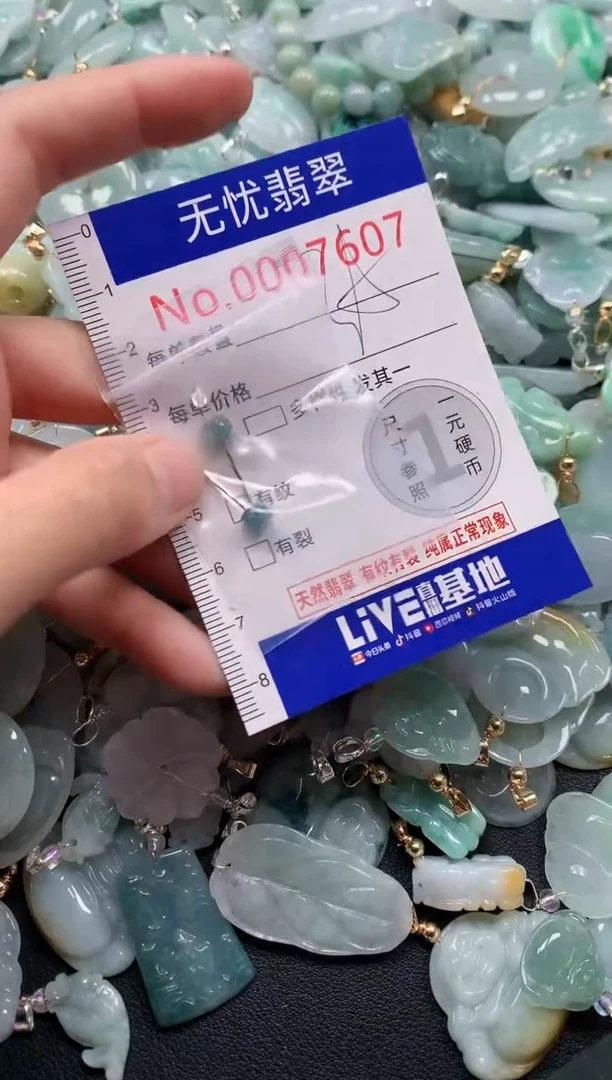 颈饰未镶嵌翡翠7607