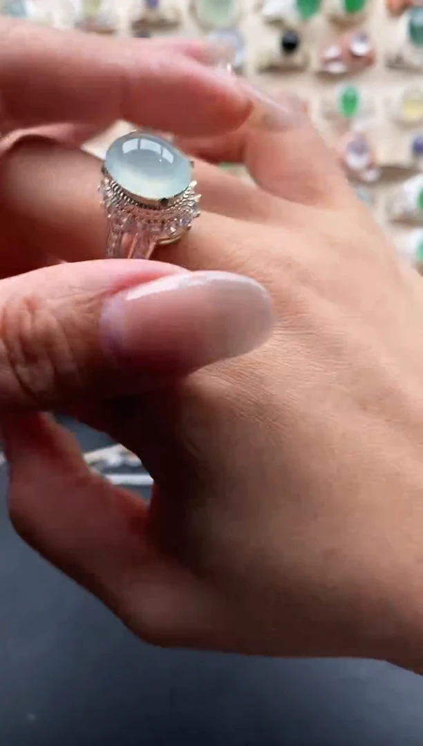 未镶嵌戒指翡翠缅甸天然A货翡翠22   1-10