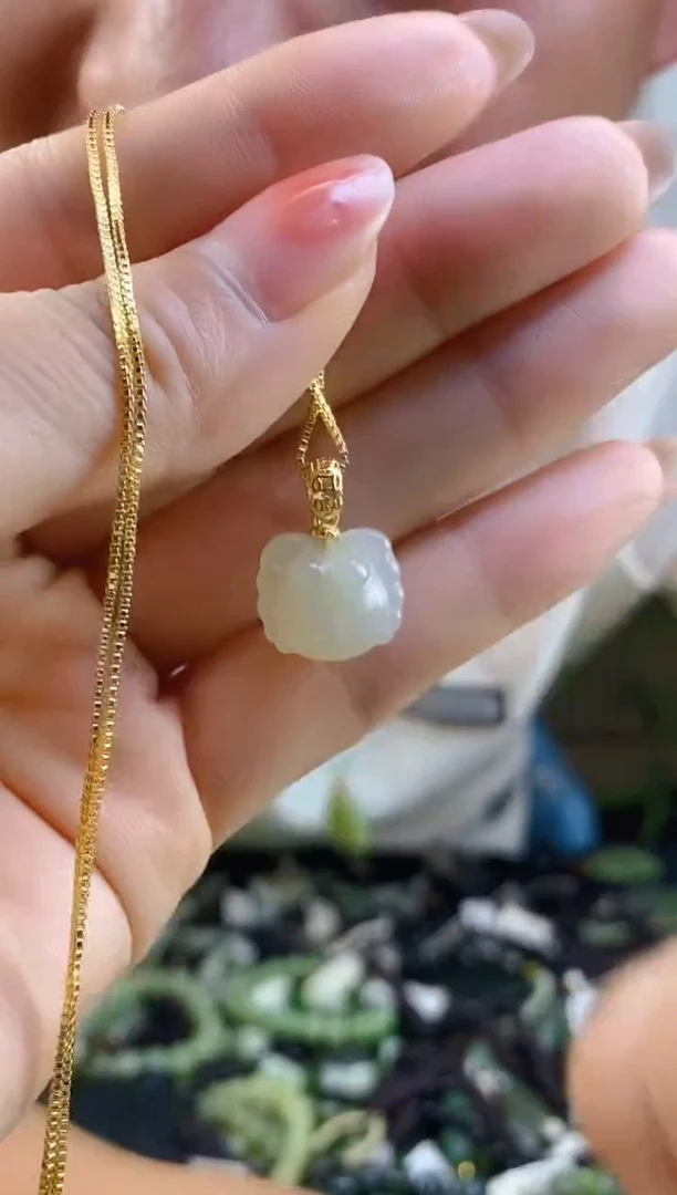 和田玉未镶嵌颈饰多样性发货，拍一发一