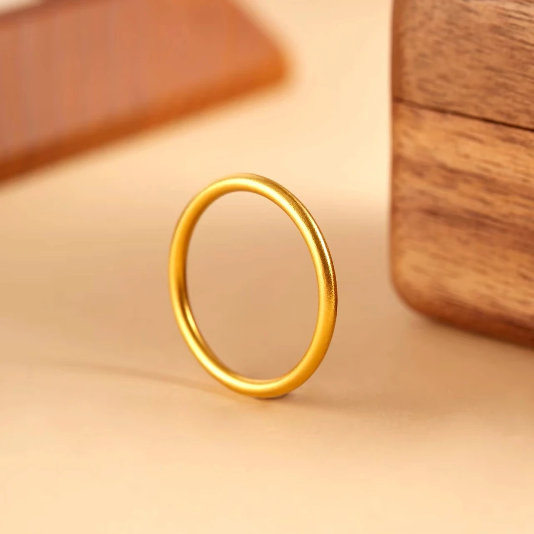 足银戒指 足银戒指 戒指素圈指环情侣对戒