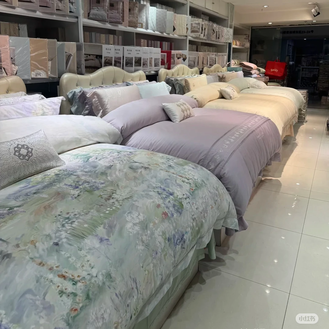 绿色-宽边工艺款两件套刺绣被套床单欧式小清新棋盘格床上用品ins