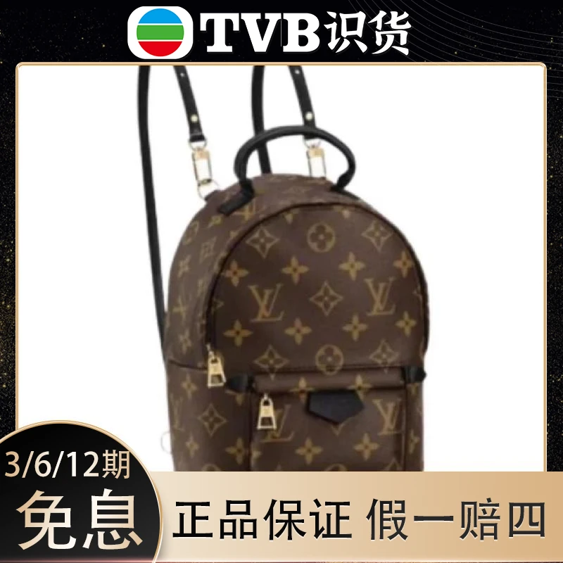 99新 LouisVuitton/路易威登 mini迷你/小号棕色书包老版本