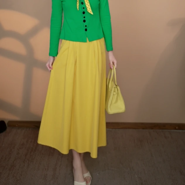 小井定制私服【芒】2025春夏新款女装半身裙时尚洋气款J24W208