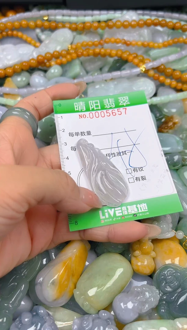 翡翠未镶嵌颈饰闪购0005657