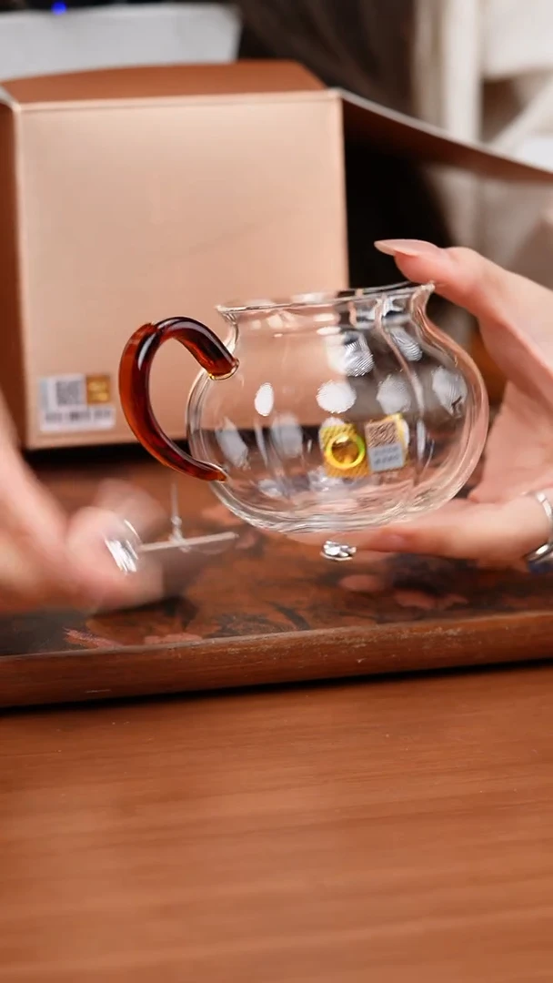 【闪购商品】1/禾器/晶彩纳福茶海/琥珀色/定制版