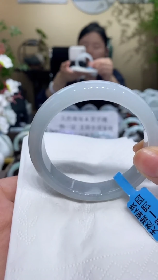翡翠手镯未镶嵌翡翠55-56