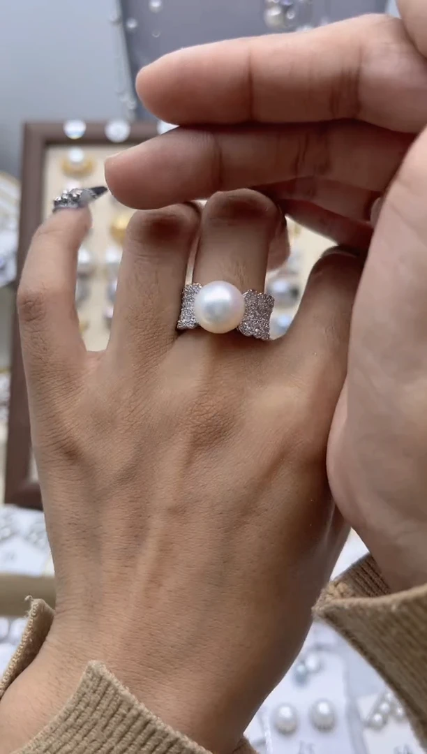 【闪购商品】淡水珍珠戒指合金88