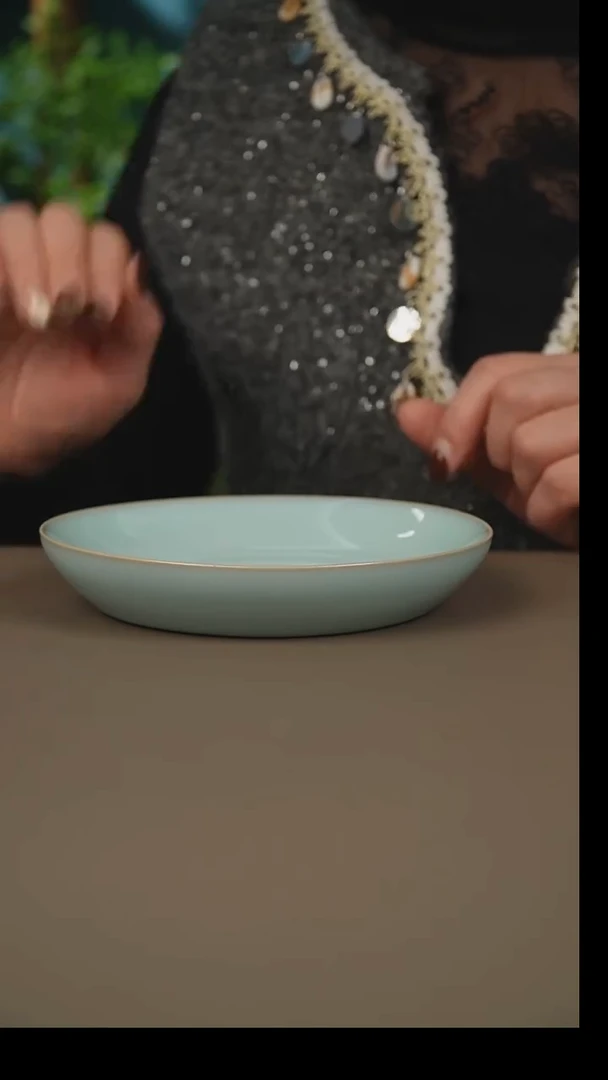 杯天青丰华碟微暇