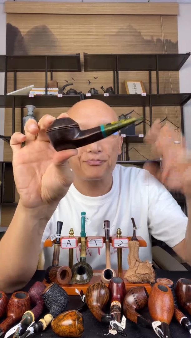 石楠木纯手工意大利石楠木烟斗