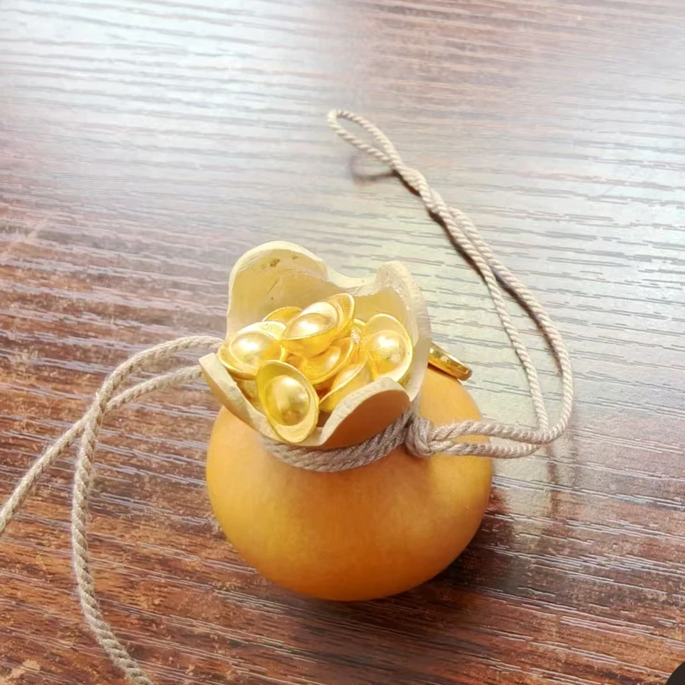 丹茗直发—葫芦福袋挂件