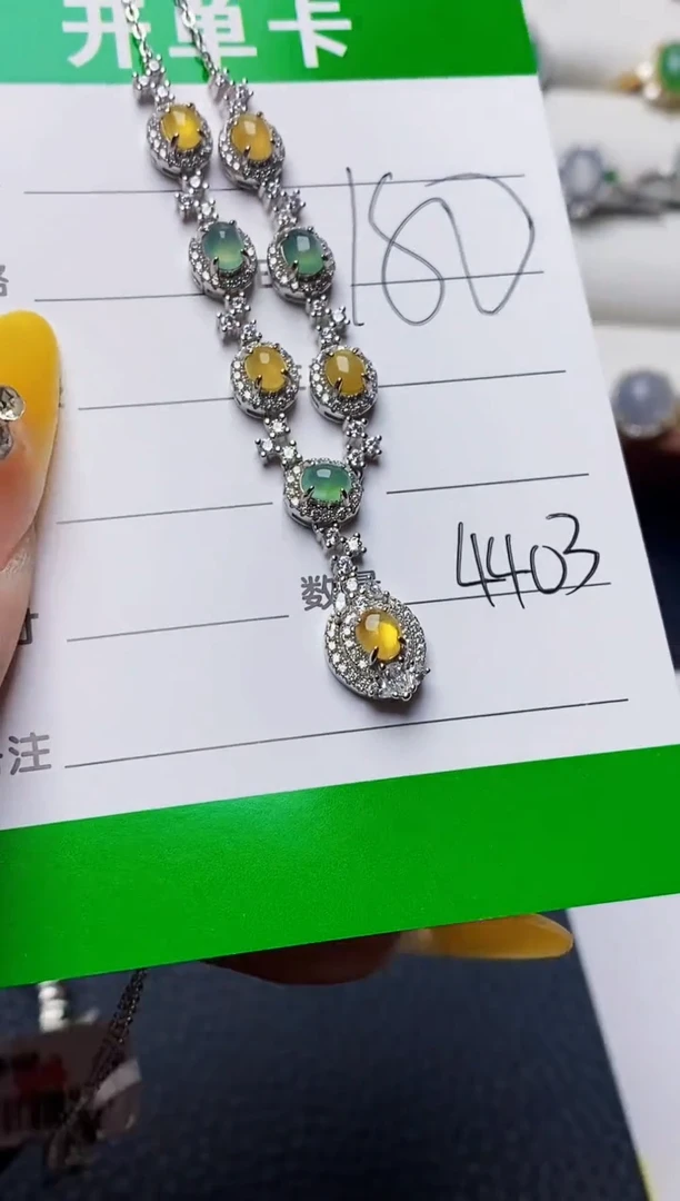 银S925镶嵌戒指翡翠4403