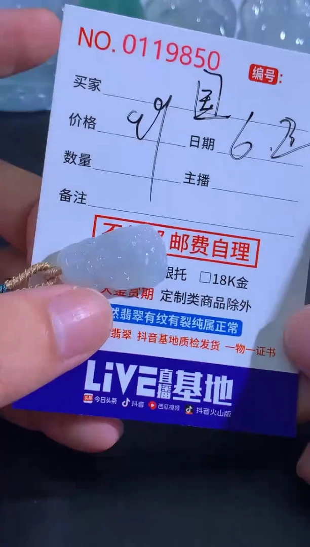 翡翠未镶嵌颈饰国