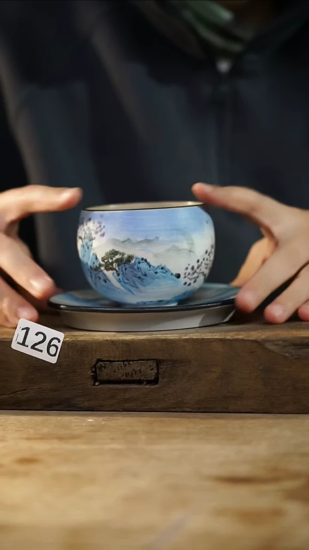 瓷片设计师手作！！！知名设计师系列！！！！咖啡杯一杯一碟