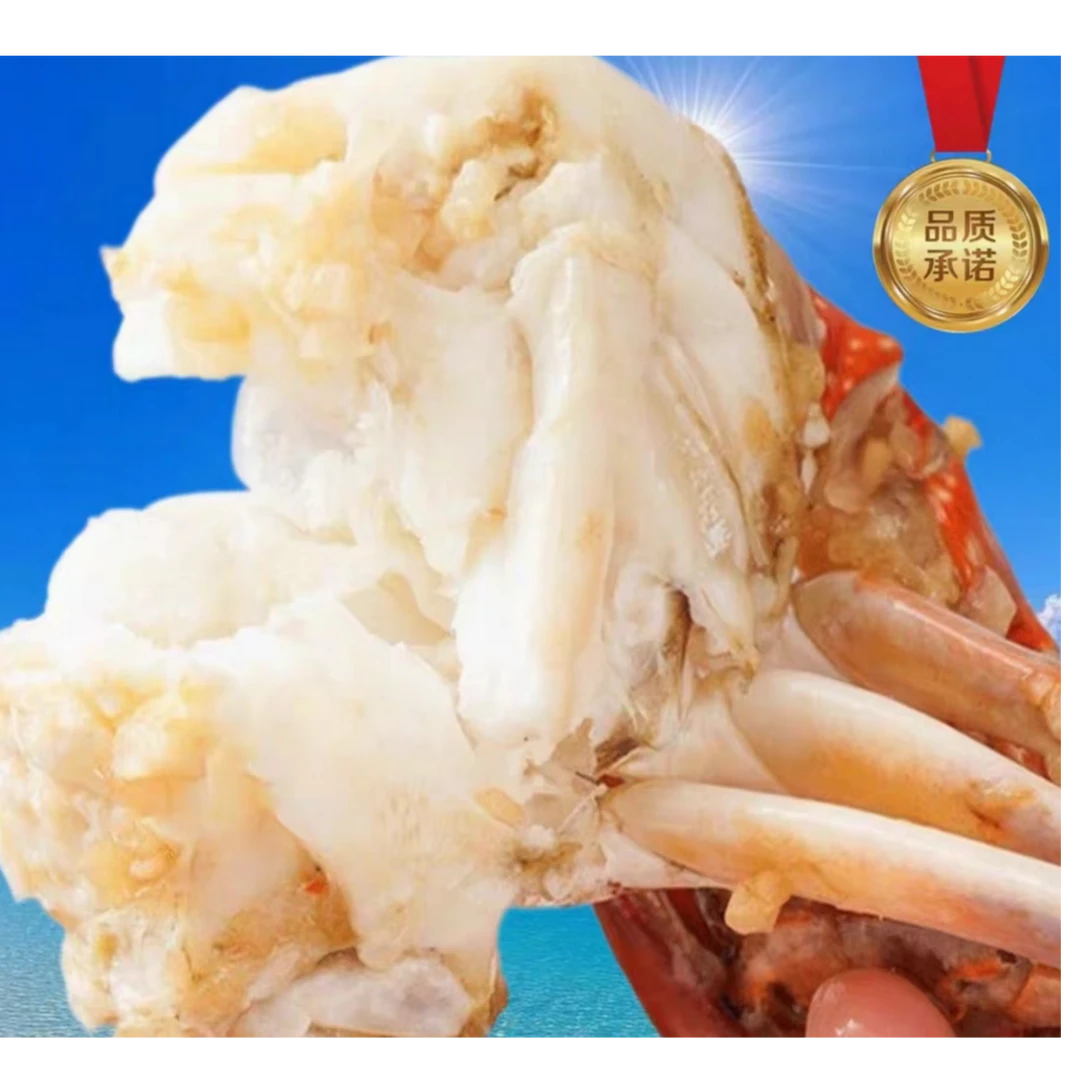 【直播专属】母蟹4-6两/只拍下到手8-10只液氮活冻锁鲜顺丰发货总重带箱4斤【冻蟹】螃蟹