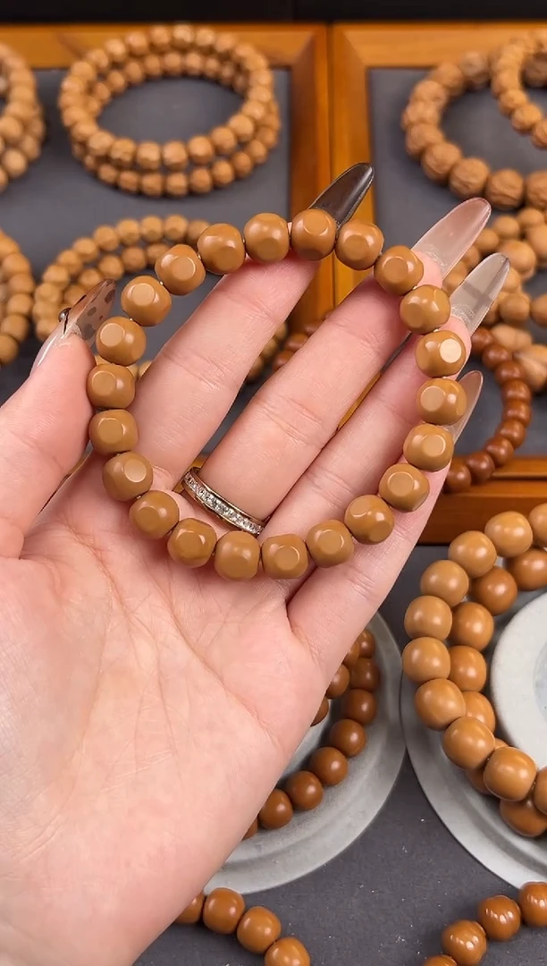 手串猴头核桃个***大9大六方全品无暇