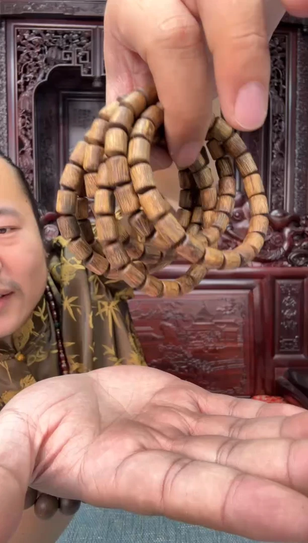 手串沉香LQH44 海南莺歌绿棋楠 多样性发其一