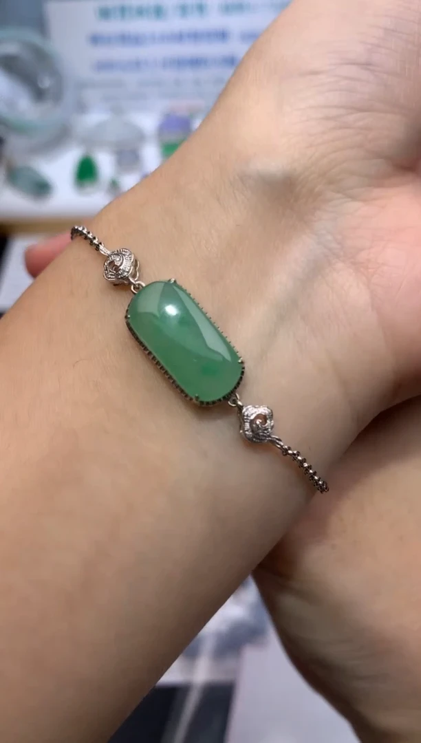 【闪购商品】定制翡翠18K金镶嵌模式推广期24小时鉴赏期