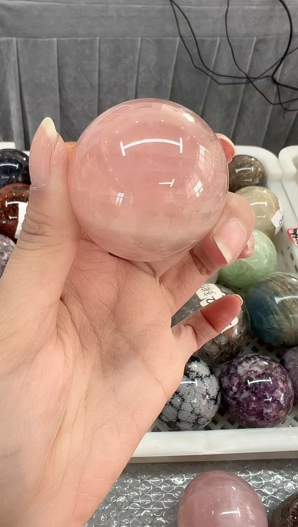 未镶嵌珠宝半成品水晶S754 约4.3cm