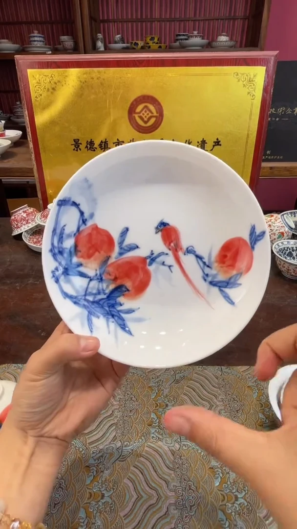 杯子瓷景德镇手工手绘陶瓷