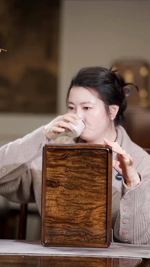 金丝楠706号金丝楠阴沉木文成盘