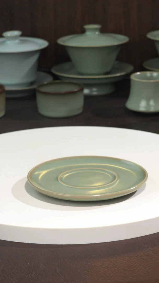 宣宝汝瓷原矿原釉手工作品