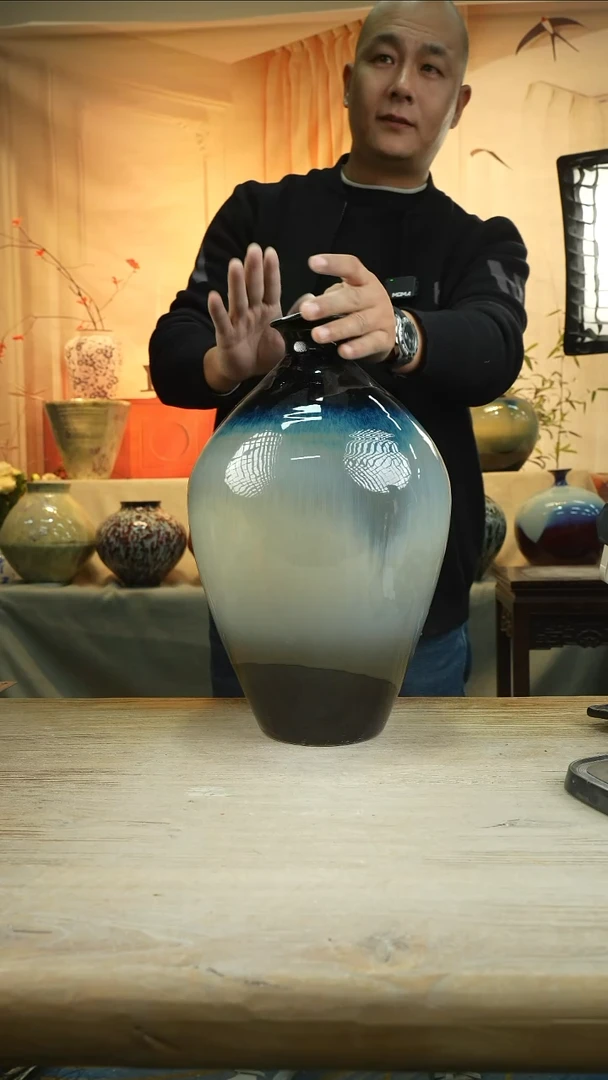 高41口10高温陶瓷花瓶