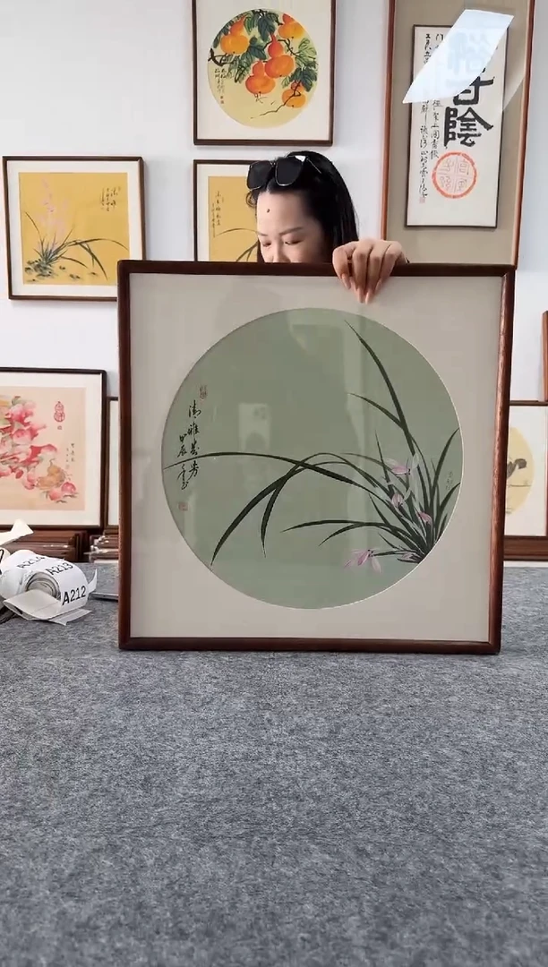 书法金世坤2-53*53绘画手绘同款