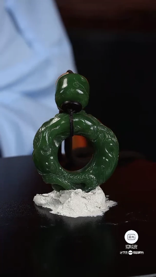 和田玉未镶嵌挂件024扳指