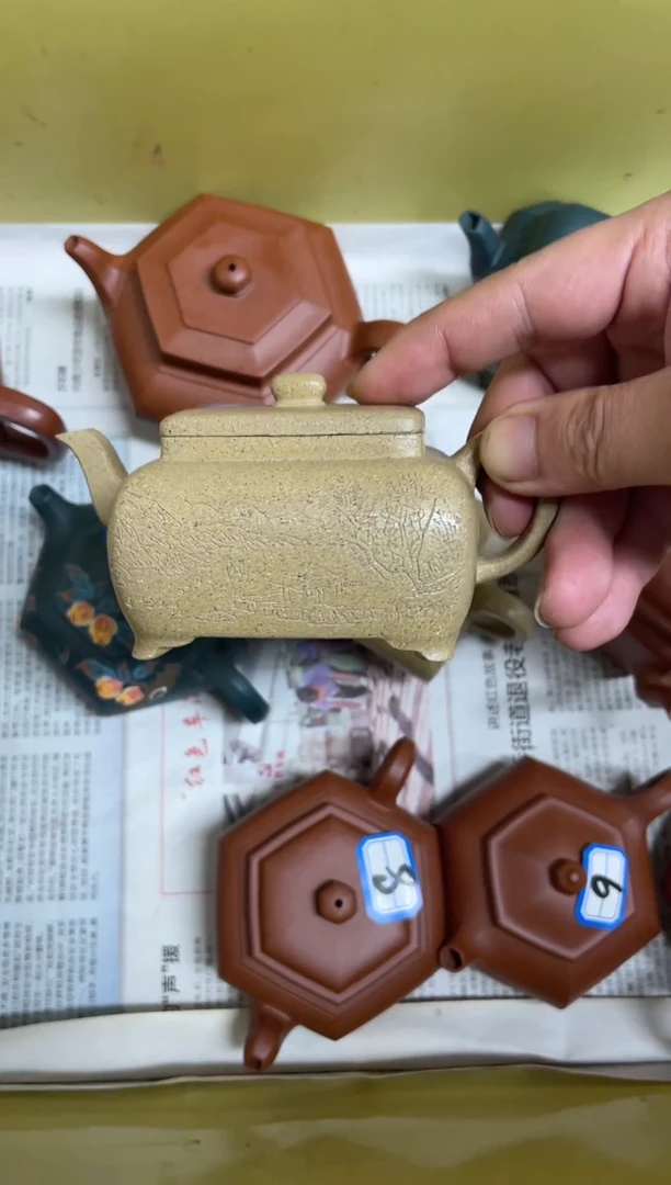 茶壶紫砂刻绘明远